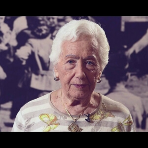 Madame Renée Firestone, l'une des dernières survivantes de l’Holocauste.<br />Source : CNN (www.cnn.com)