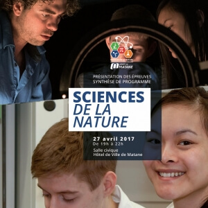 Présentation des épreuves synthèse de programme en Sciences de la nature<br />Source : Caroline Rousseau