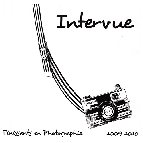 Page couverture du catalogue des finissants en Photographie 2010