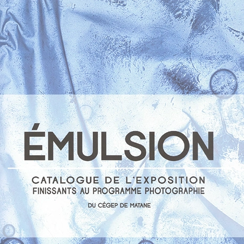 Page couverture du catalogue des finissants en Photographie 2015