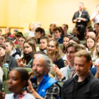 Participants au Colloque de l'Est-du-Québec sur la recherche collégiale et interordres